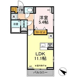 Dスクエア金森東の物件間取画像